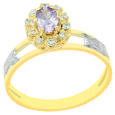 Anel de formatura em ouro 18k - Taisa